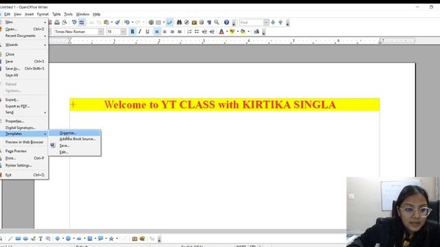 Session 4 : Create and Use templates | open office | code 402 | Grade 10 смотреть онлайн