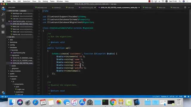 Create a SPA with Vue.JS 2, Vue-Router, Vuex and Laravel 5.6 (E06 - Customers Logic #1) смотреть онлайн