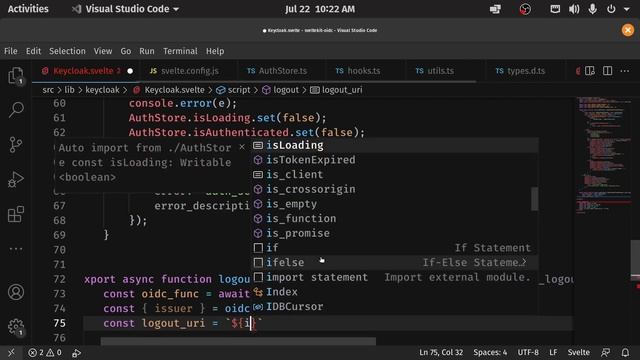 Sveltekit + OpenID Auth (Todo App) | Part 27b Logout Method Implementation смотреть онлайн