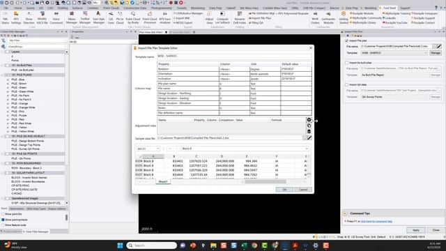 Creating Pile Plans from Provided PDF, EXCEL, & DWG Data смотреть онлайн