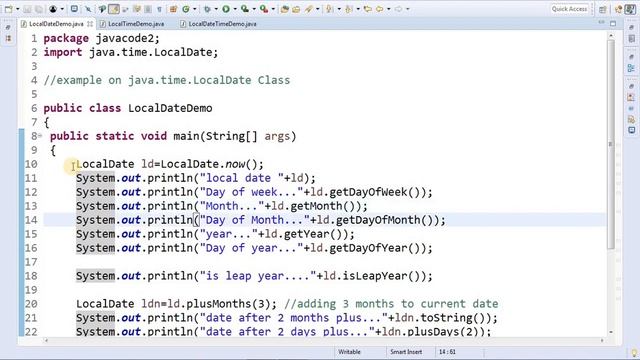 How to Get Current Date and Time in Java | Java 8 Date Time API Example | Java.time Package смотреть онлайн