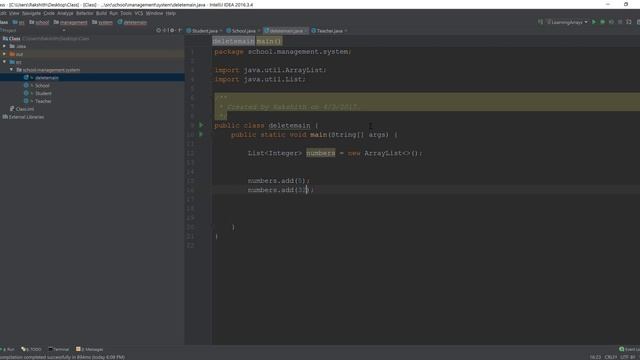 Build your first OOP application in Java with example - Building a School Management System смотреть онлайн