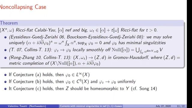 Currents with minimal singularities in nef (1,1) classes смотреть онлайн