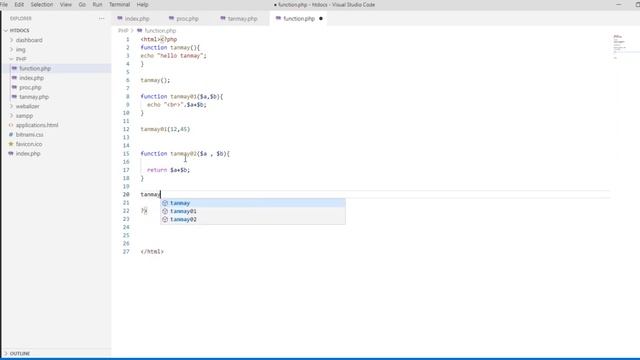 function with return in pHP part 2 HINDI смотреть онлайн