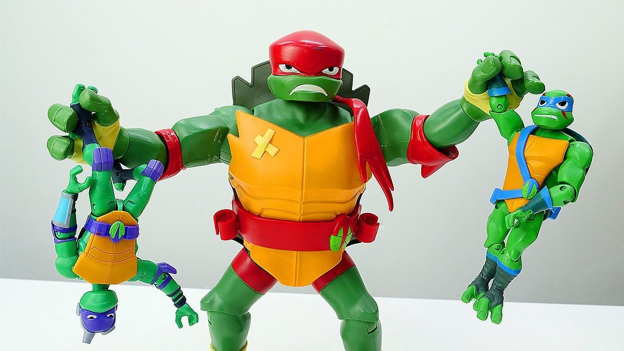 Черепашки Ниндзя игра - Злой Гигант Рафаэль! - Герои сериала в Видео игры битвы с Супер Ниндзя смотреть онлайн