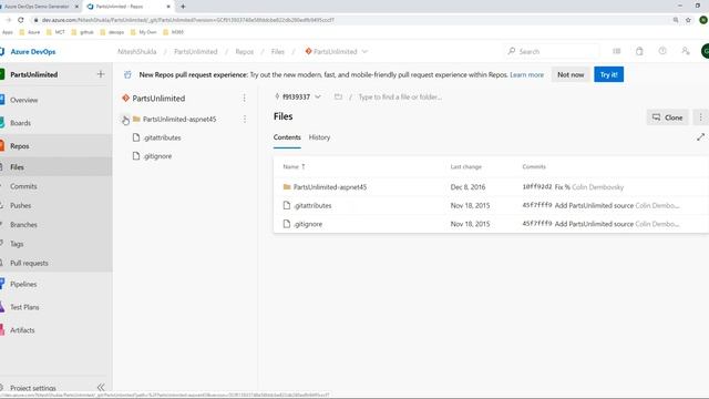 Version Controlling with Git in Visual Studio Code and Azure DevOps смотреть онлайн