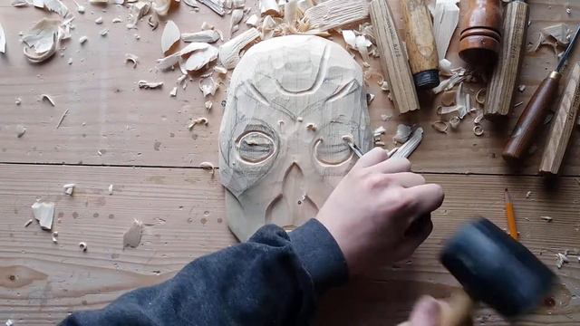 как сделать деревянную маску смотреть онлайн