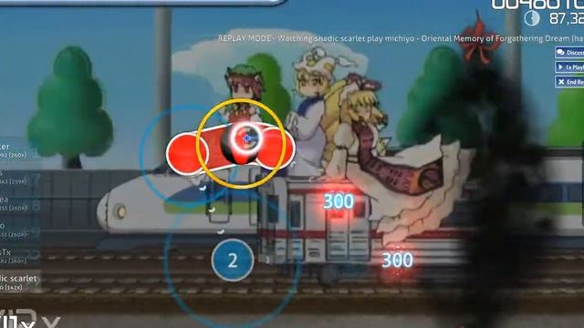 OSU- playing Touhou Kinema Kan OP смотреть онлайн