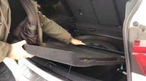 Прячем заднюю полку Volkswagen Tiguan 2021