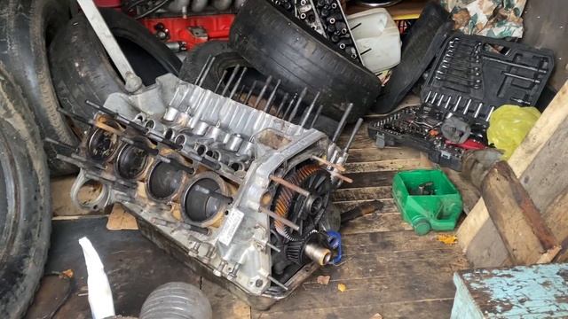 Как сделать зимнюю резину из летней с помощью бернаута на змз 24д / разборка мотора V8 смотреть онлайн