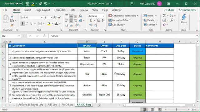 080 MS Excel for Project Management Conclusions смотреть онлайн