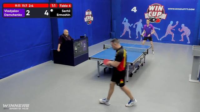 18:00 Демченко Владислав 3-2 Ермошин Сергей стол 4 ЮГ-3 01.07.22 смотреть онлайн