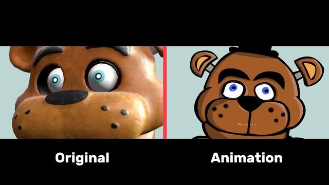 Is that Freddy Fazbear....(Original VS Animation) | Freddy Fazbear Sings The Amazing Digital Circus смотреть онлайн