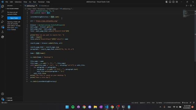 WikiScraper. Built with python. My super cool project. смотреть онлайн