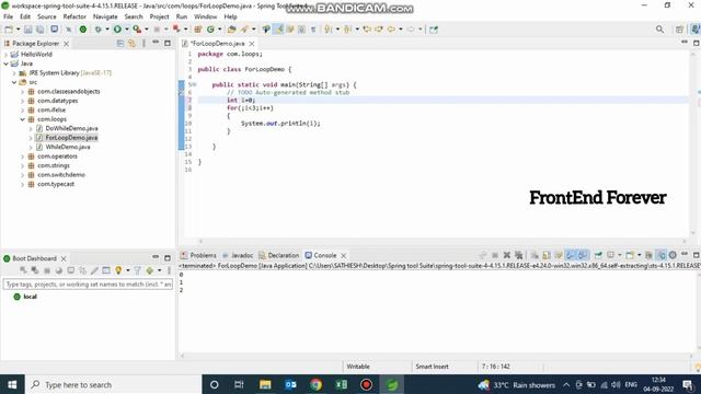 For Loop In Java | Java Spring Boot Tutorial For Beginners | Java Backend Tutorial | смотреть онлайн