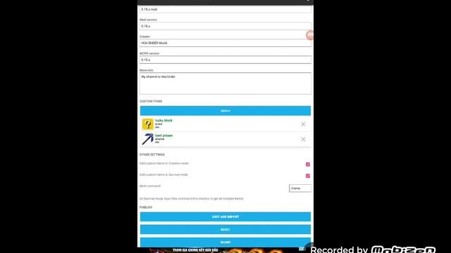 Minecraft Pe : Cách Sử Dụng Mod Maker For Minecraft Pe