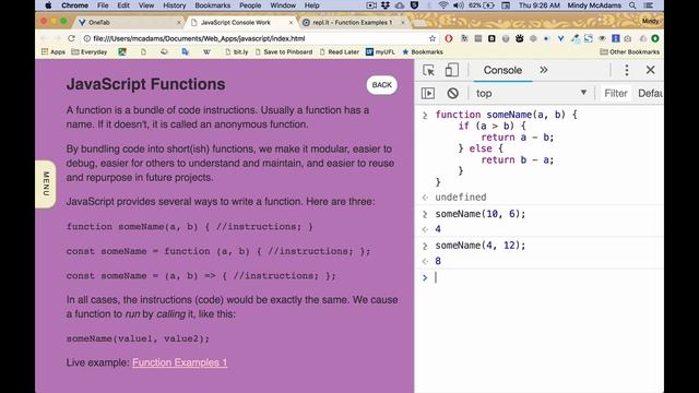 js23 Intro to JavaScript Functions смотреть онлайн