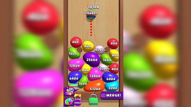 Blob Merge 3D MAX Level 512UD 1024UD 2048UD 4DD / Unlocked 2048 game World Record смотреть онлайн