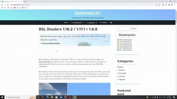 How To Install BSL Shaders for Minecraft 1.18.2 | Minecraft Shaders