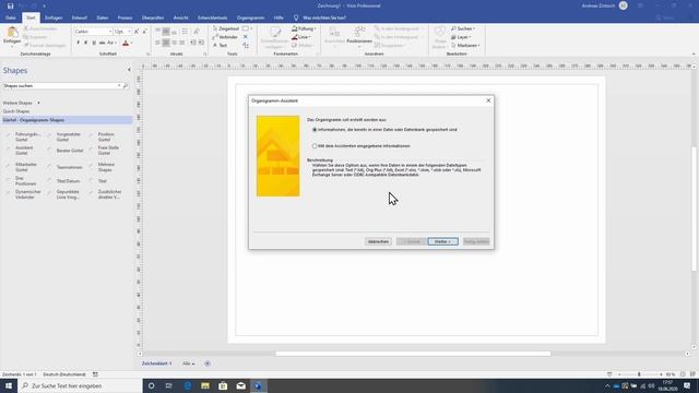 Microsoft Visio: So importierst Du mit dem Organigramm-Assistent eine Excel-Datei in ein Organigram смотреть онлайн