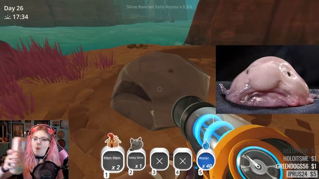 Mousie Discovers Blobfish in Slime Rancher смотреть онлайн