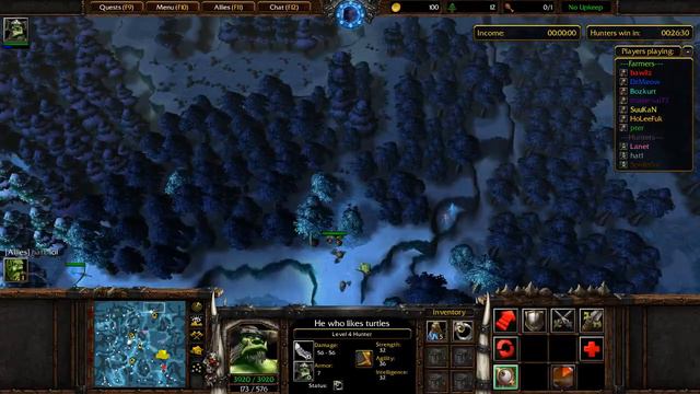 WarCraft 3 Farmer vs Hunter Hunter #69 смотреть онлайн