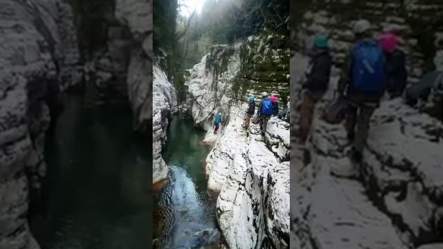 Обход скального участка в Навалищенском каньоне смотреть онлайн