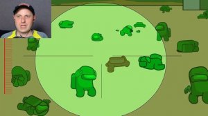 ИГРА В КАЛЬМАРА (АНИМАЦИЯ) AMONG US! РЕАКЦИЯ