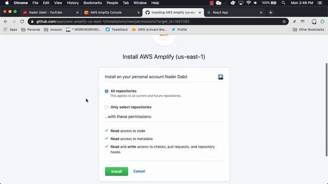 How to Enable Pull Request Previews with Amplify Console Hosting смотреть онлайн