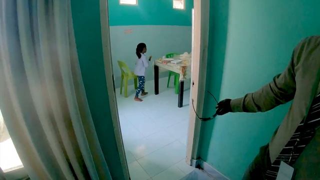 Typical Maldivian Homes And Life.