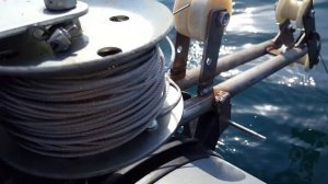 Самодельная якорная лебёдка на лодку пвх .