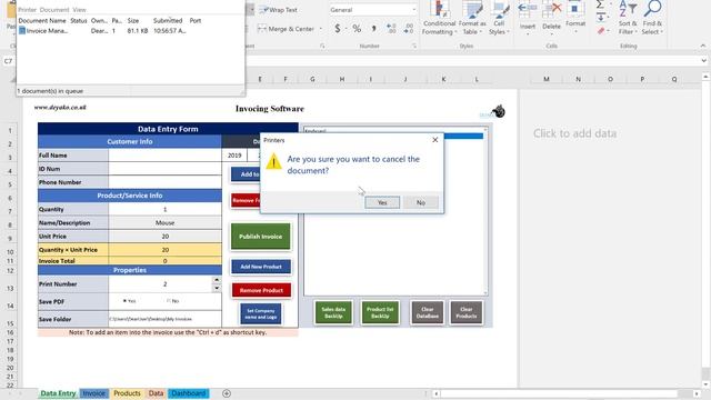 Invoicing - Manage your Invoice in Excel software смотреть онлайн