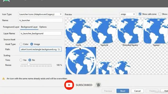 How to change app icon in android app || Android studio tutorial смотреть онлайн