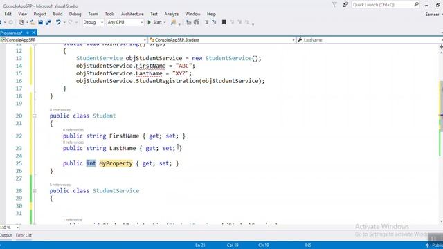 Single Responsibility Principle C# смотреть онлайн