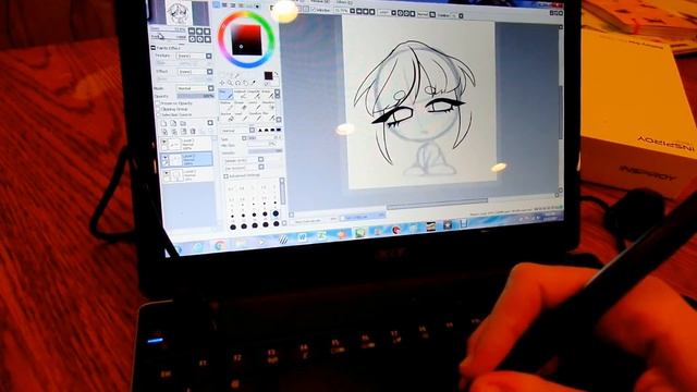 ☆ GREAT BEGINNER DRAWING TABLET || SPEEDPAINT +Huion H640P ☆ смотреть онлайн