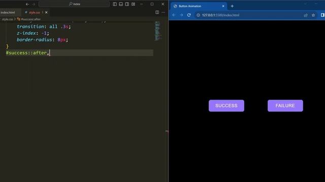 HTML CSS Button Hover Effects | CSS Button Animation смотреть онлайн