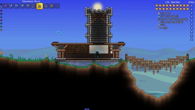 Fancy Early Game House | Terraria Build Tips смотреть онлайн