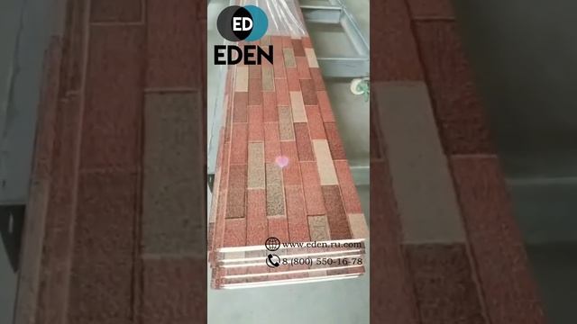 Кирпичный дизайн фасадных панелей Eden