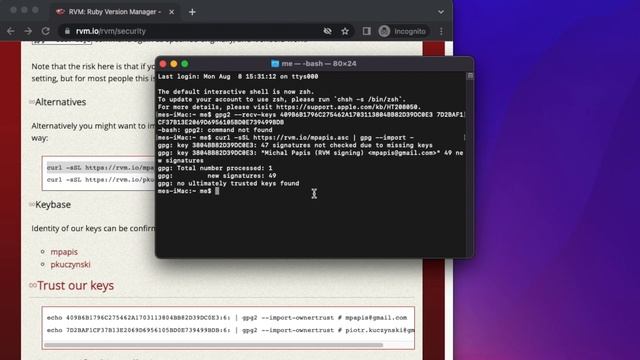 How to install rvm on mac without any headache смотреть онлайн