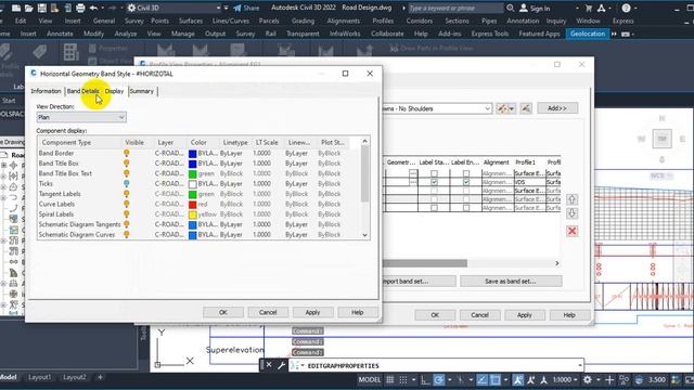 #07 Edit Band Sytle ROAD DESIGN Civil 3D 2022 смотреть онлайн