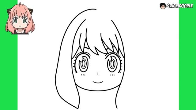 How To Draw Anya Forger | Spy X Family - Easy Step By Step