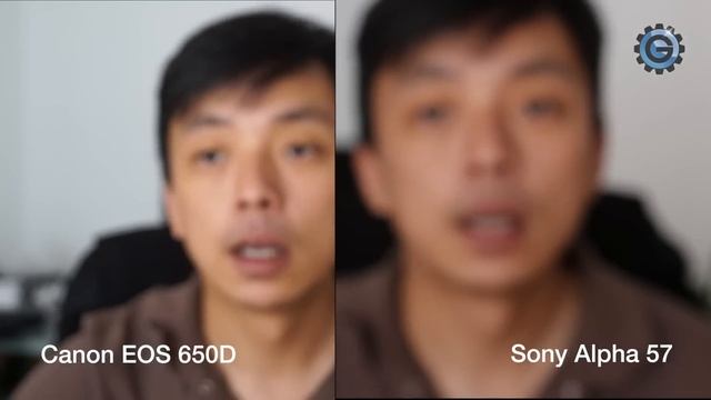 Canon EOS 650D vs Sony Alpha 57 im Splitscreen смотреть онлайн