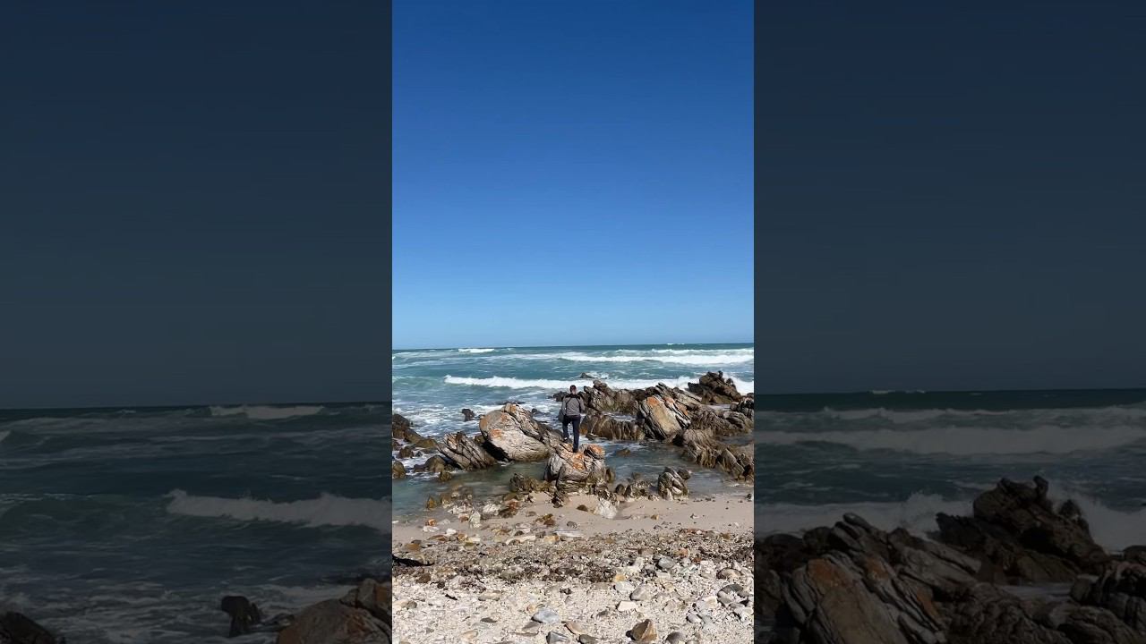 Слияние 2х океанов - Индийского и Атлантического #африка #afrika #southafrica #океан #ocean смотреть онлайн