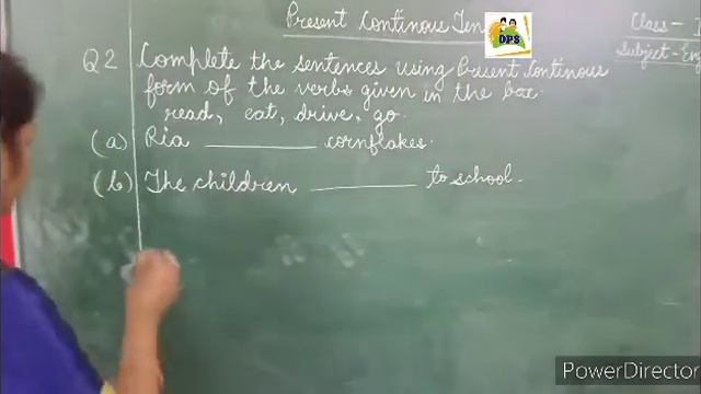 DPS Class 2 English Grammar Present Continuous Tense Part 2 Revision Date 11-2-2021 смотреть онлайн