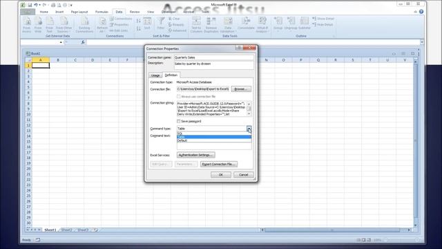 Link a Spreadsheet to an Access Database смотреть онлайн
