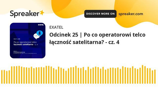 Odcinek 25 | Po co operatorowi telco łączność satelitarna? - cz. 4 смотреть онлайн