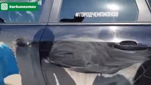 Как легко удалить сложные пятна на автомобиле Автополотенце AQUAmagic LUXE от Гринвей #02275