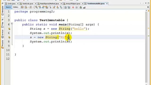Programming2 - Session05 - Getter/Setter, Immutable Object, Variable Scope, this keyword смотреть онлайн
