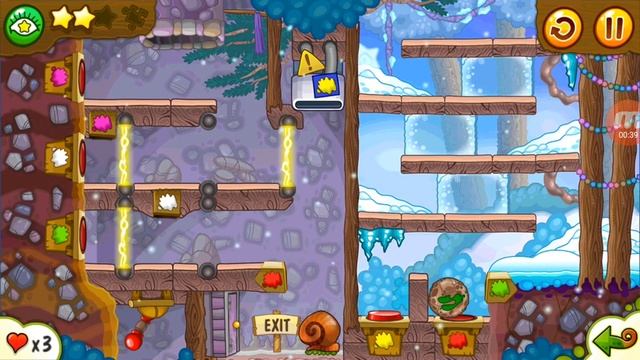 Let's Play - Snail Bob 2, Level 4-24, Winter Story смотреть онлайн