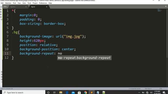 How to set background image using HTML, CSS, Bootstrap. #BackgroundImage смотреть онлайн